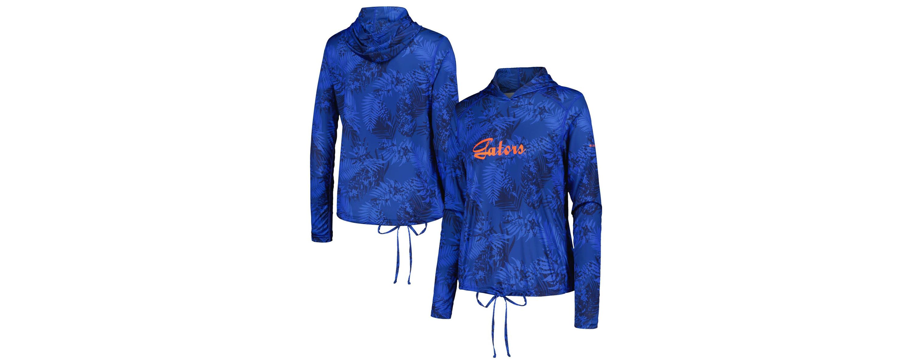 NCAA Florida Gators Summerdry Printed Long Sleeve Hoodie T-Shirt