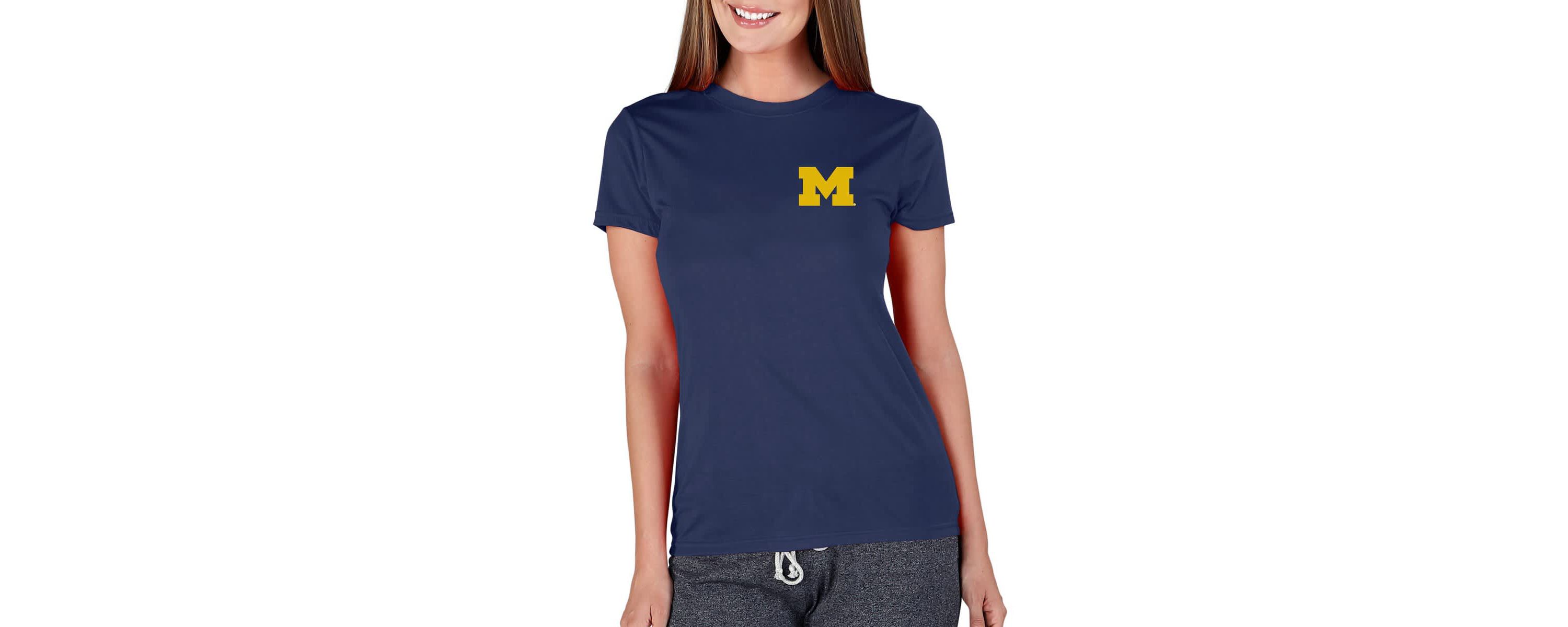 NCAA Michigan Wolverines Marathon Knit Top