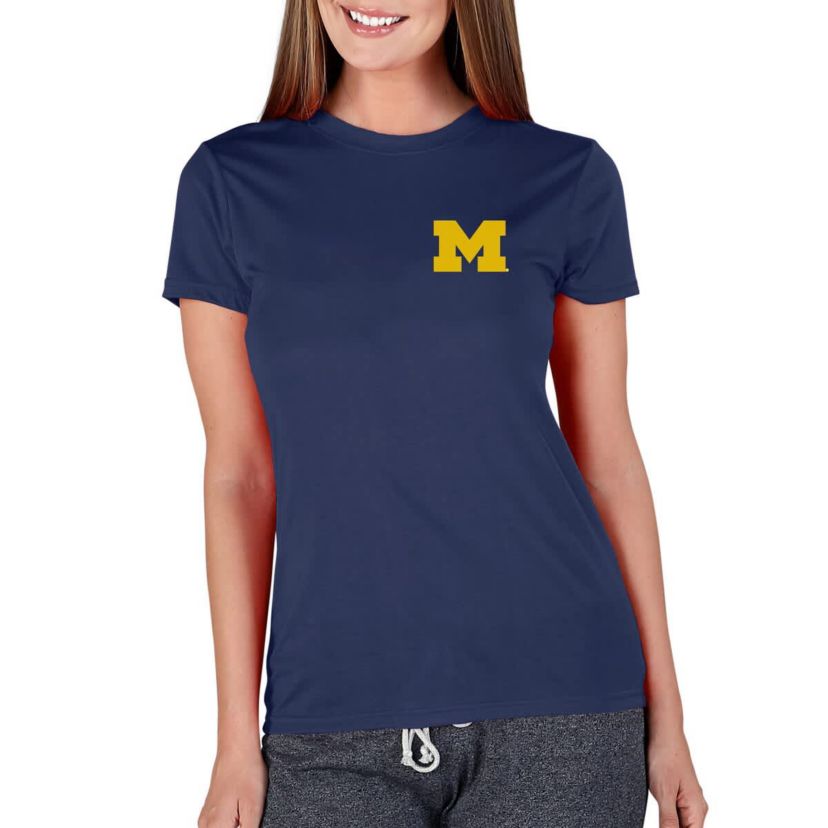NCAA Michigan Wolverines Marathon Knit Top