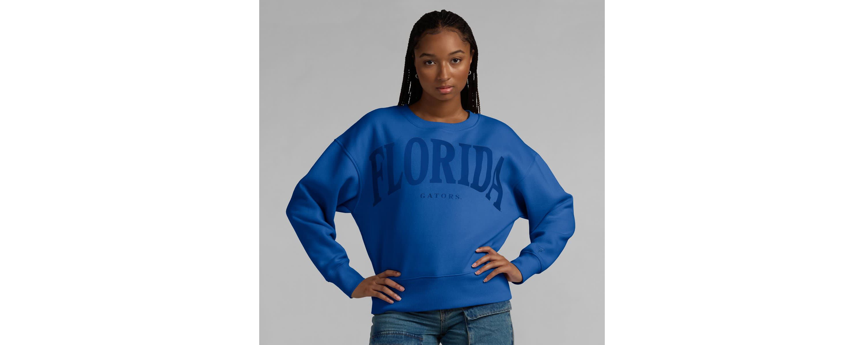 NCAA Fanatics Florida Gators Supersoft Flow Fleece Pullover Sweatshirt