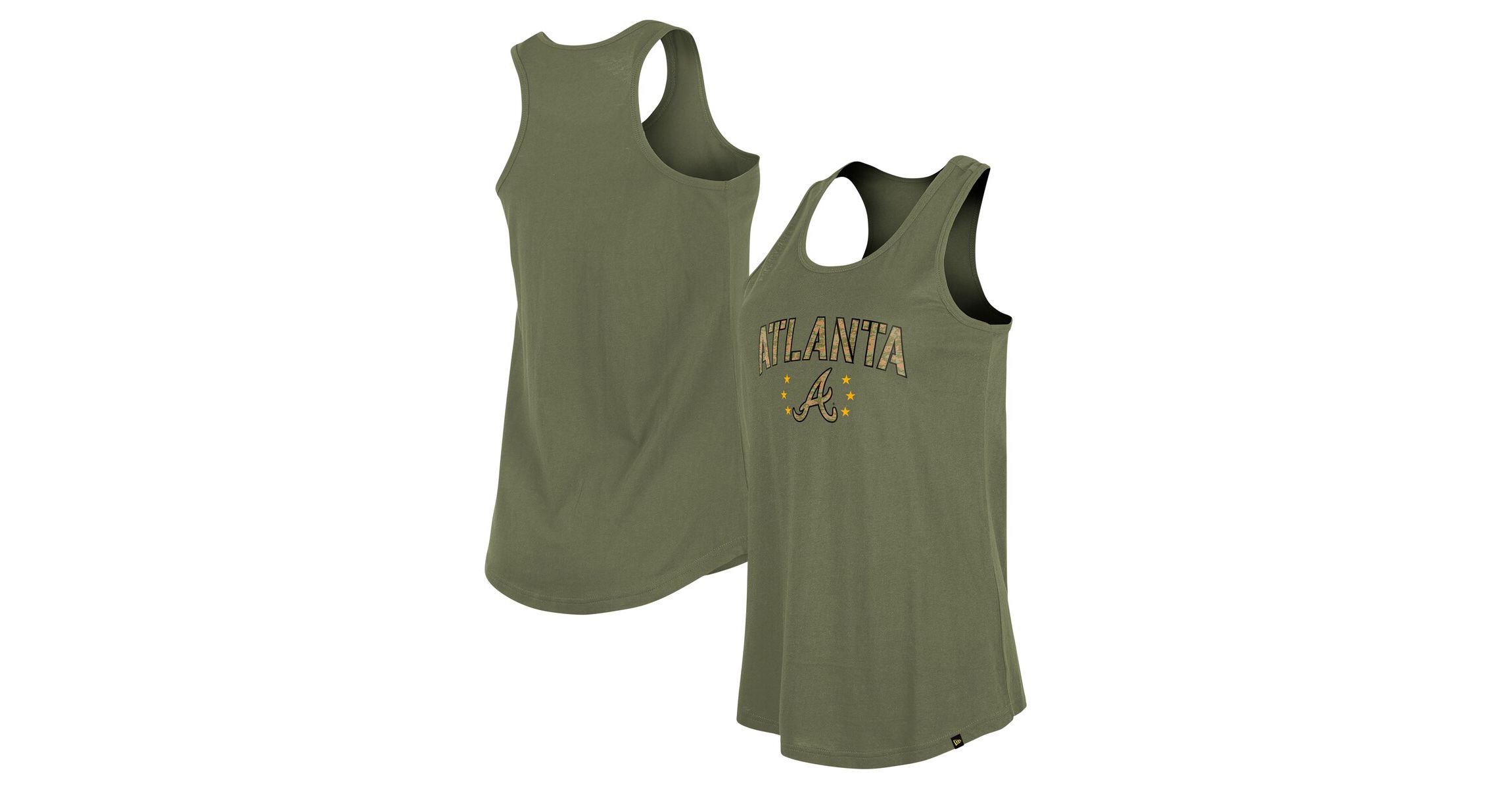 MLB Atlanta Braves Armed Forces Day Tank Top