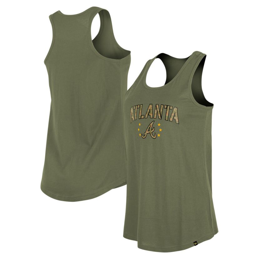 MLB Atlanta Braves Armed Forces Day Tank Top