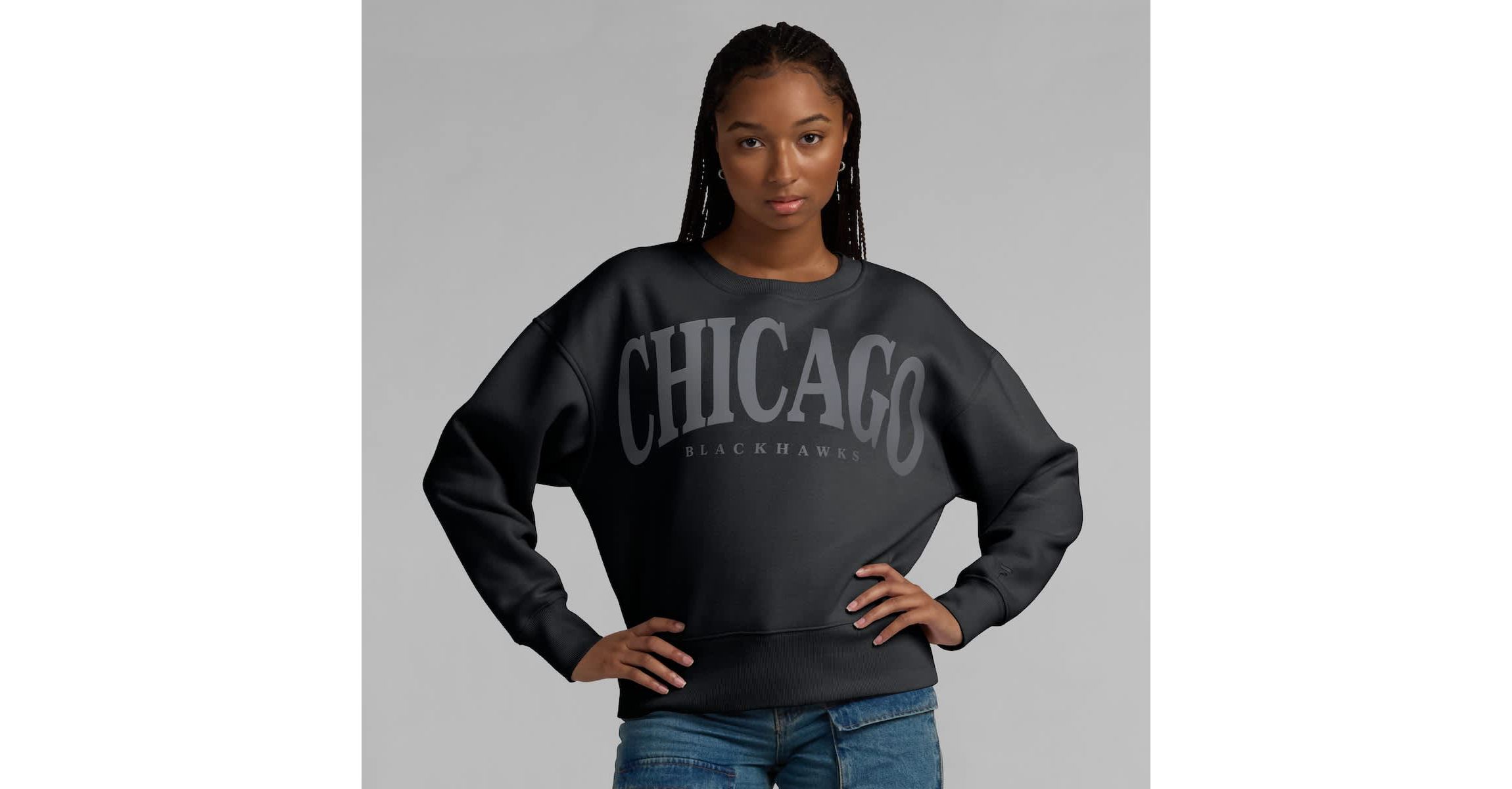 NHL Fanatics Chicago Blackhawks Elements Flow Pullover Sweatshirt