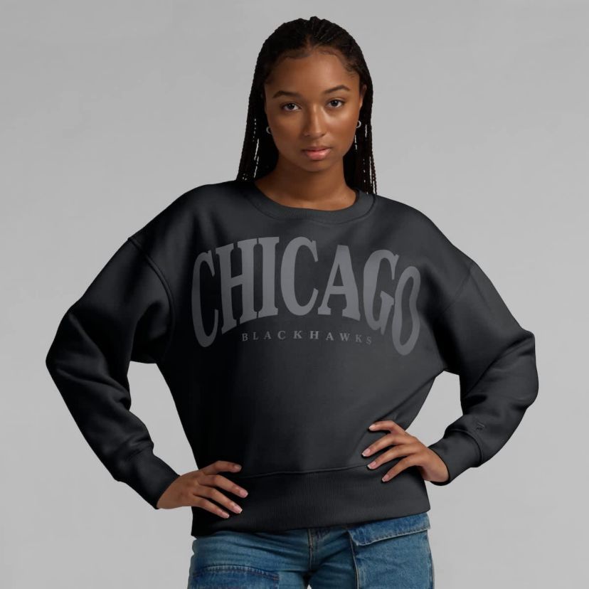NHL Fanatics Chicago Blackhawks Elements Flow Pullover Sweatshirt