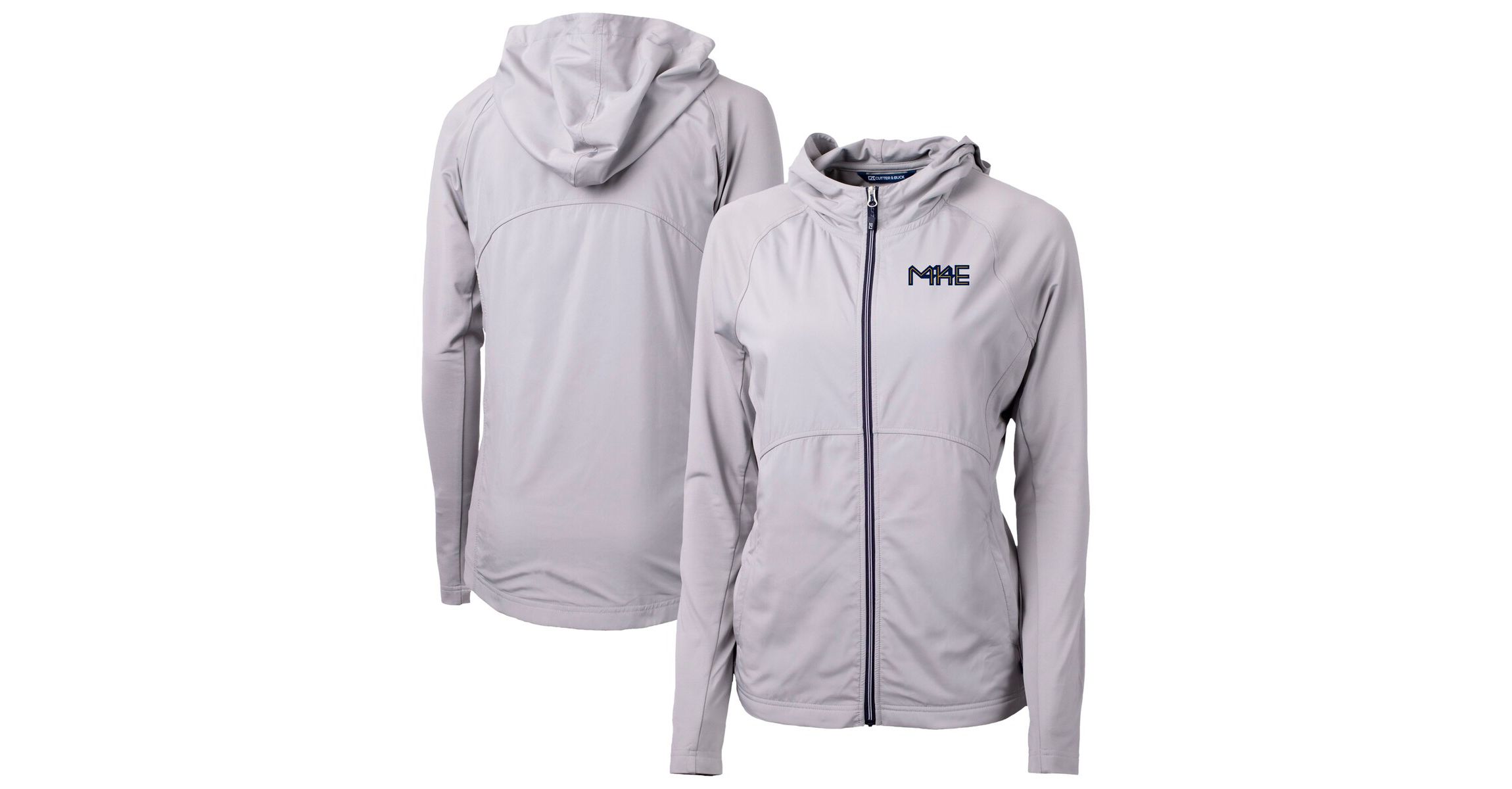 MLB Milwaukee Brewers City Connect Adapt Eco Knit Hybrid Recycled Full-Zip Hoodie