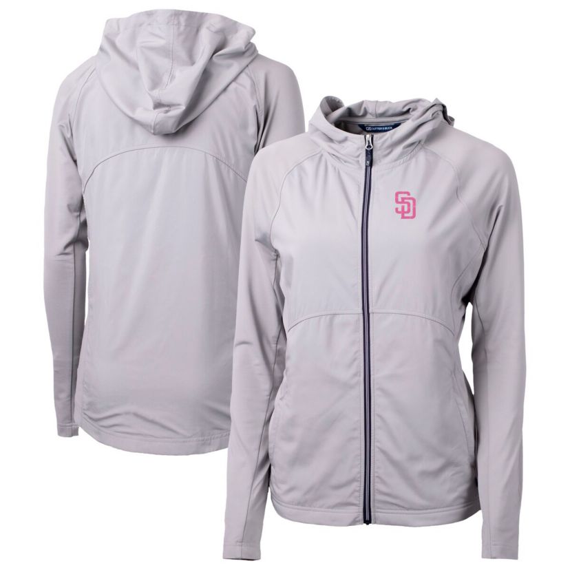 MLB San Diego Padres City Connect Adapt Eco Knit Hybrid Recycled Full-Zip Hoodie