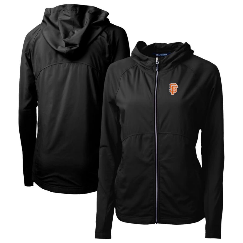 MLB San Francisco Giants City Connect Adapt Eco Knit Hybrid Recycled Full-Zip Hoodie
