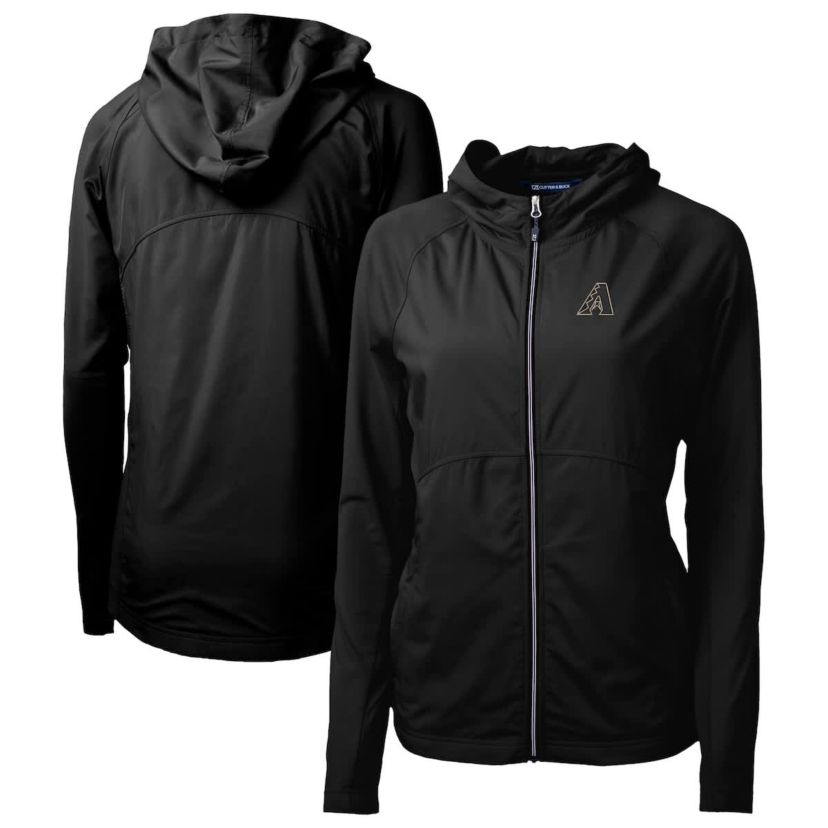MLB Arizona Diamondbacks City Connect Adapt Eco Knit Hybrid Recycled Full-Zip Hoodie