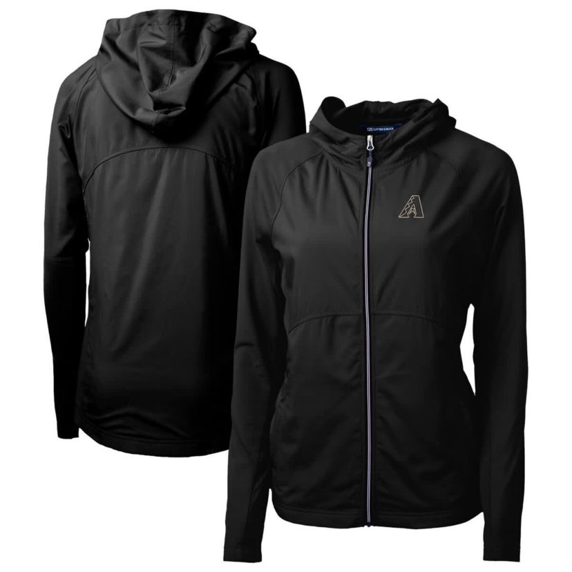 MLB Arizona Diamondbacks City Connect Adapt Eco Knit Hybrid Recycled Full-Zip Hoodie