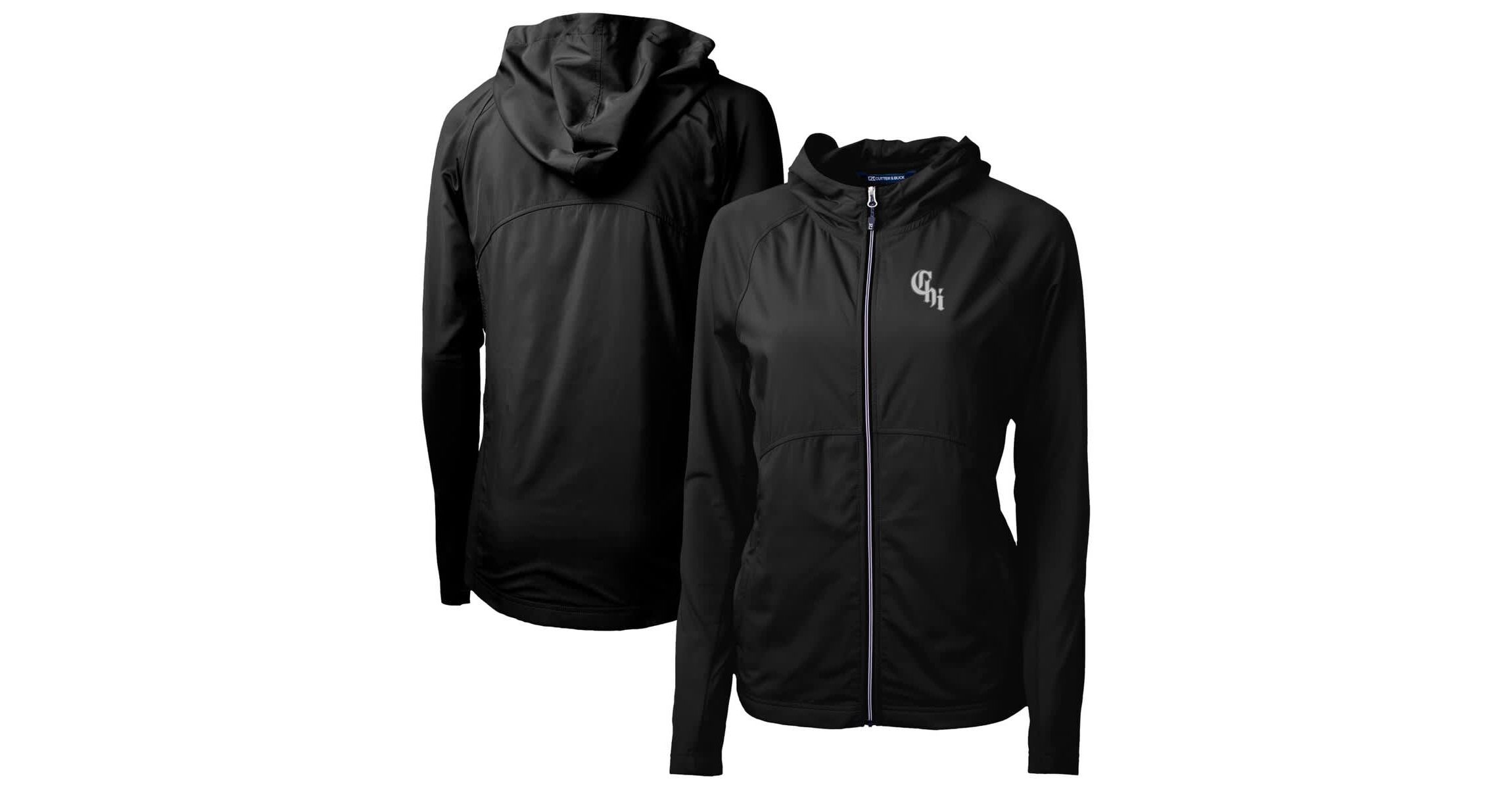 Chicago White Sox MLB Chicago Sox City Connect Adapt Eco Knit Hybrid Recycled Full-Zip Hoodie