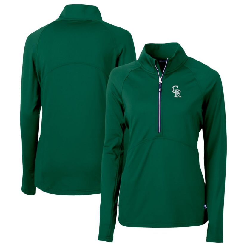 MLB Hunter Colorado Rockies City Connect Adapt Eco Knit Recycled Half-Zip Pullover Top