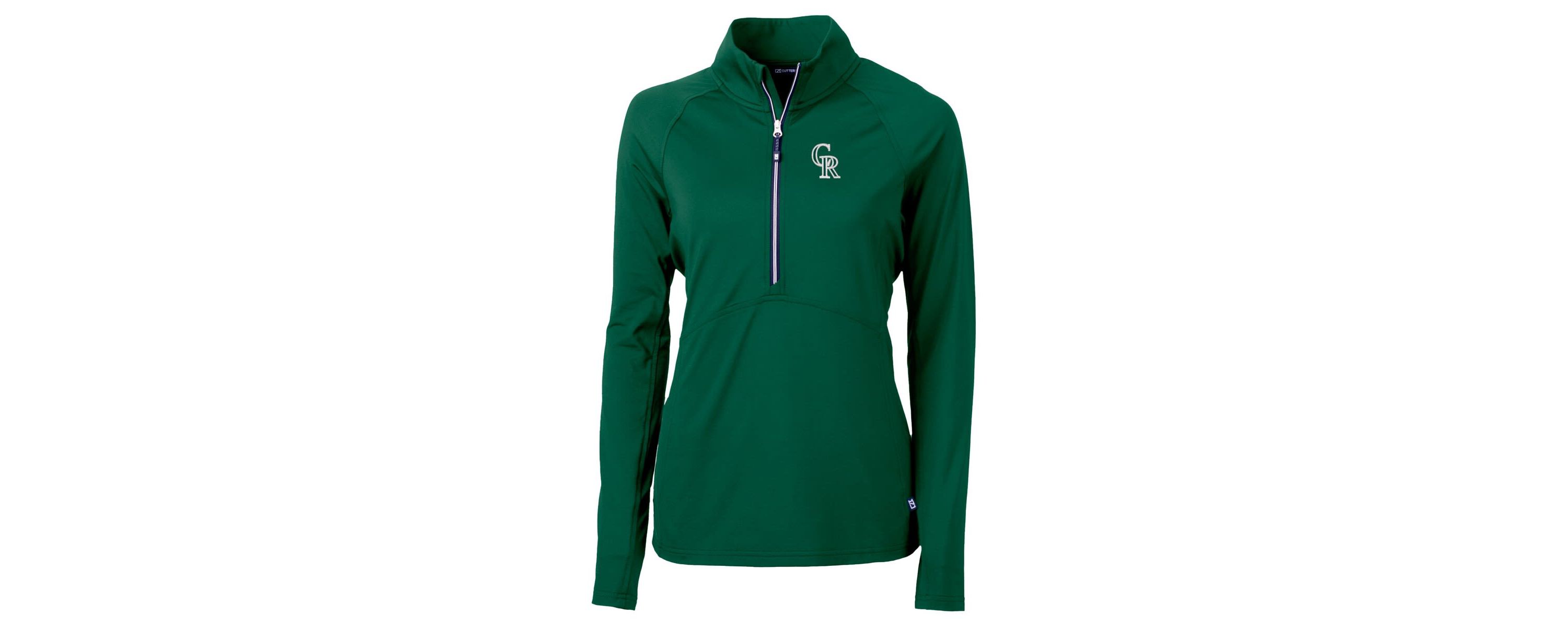 MLB Hunter Colorado Rockies City Connect Adapt Eco Knit Recycled Half-Zip Pullover Top