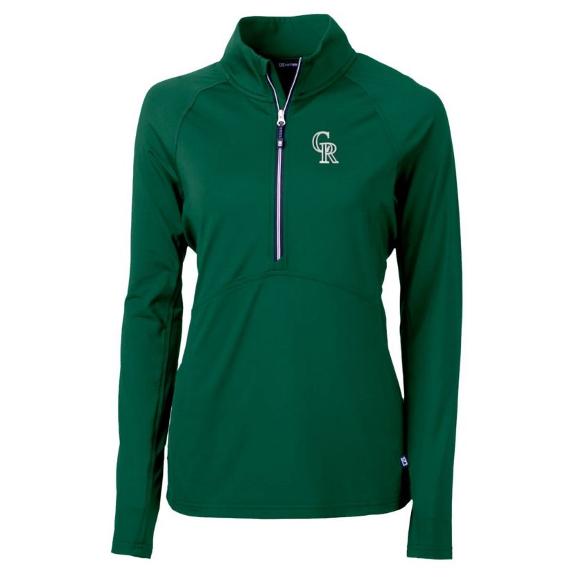 MLB Hunter Colorado Rockies City Connect Adapt Eco Knit Recycled Half-Zip Pullover Top