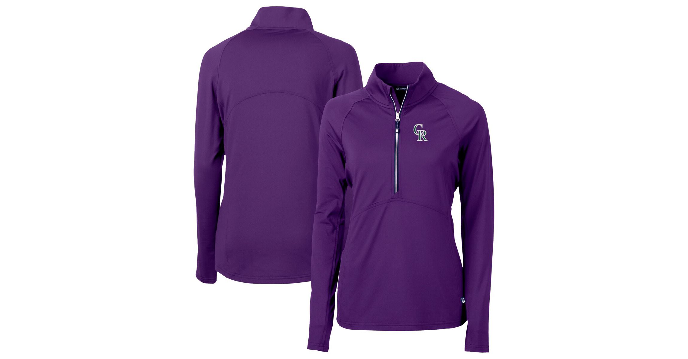 MLB Colorado Rockies City Connect Adapt Eco Knit Recycled Half-Zip Pullover Top