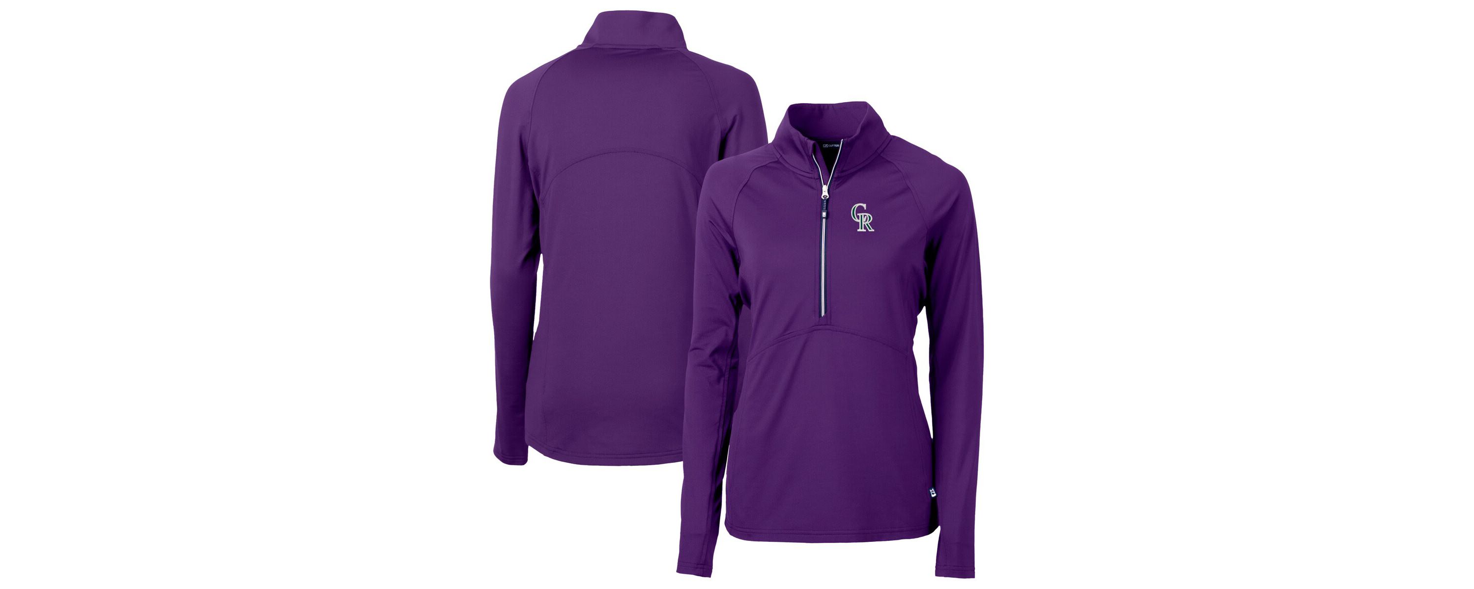 MLB Colorado Rockies City Connect Adapt Eco Knit Recycled Half-Zip Pullover Top