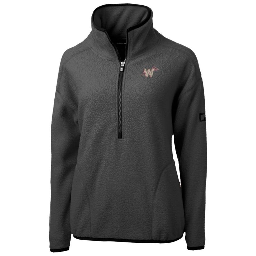 MLB Washington Nationals City Connect Cascade Eco Sherpa Half-Zip Pullover Jacket