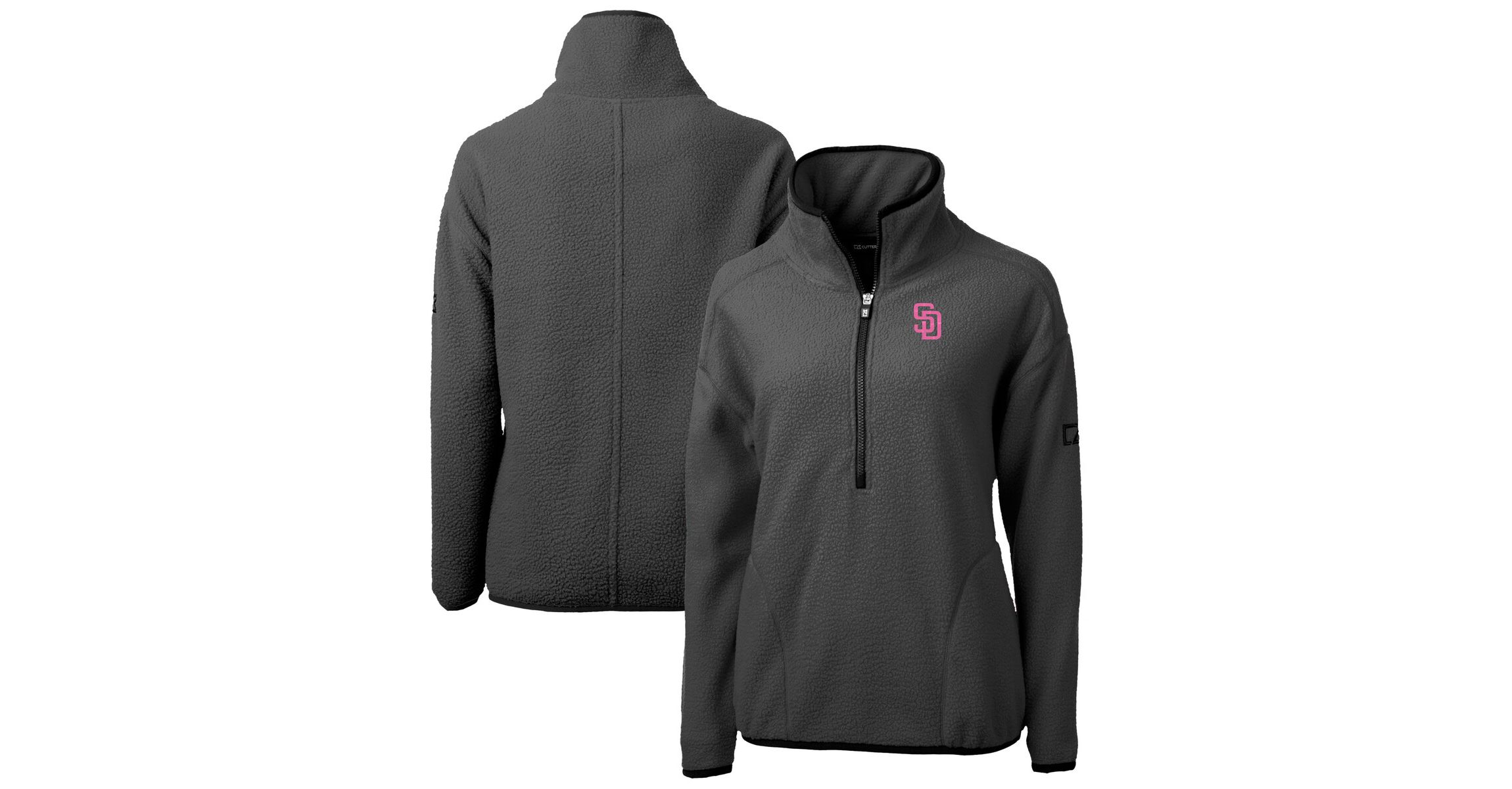 MLB San Diego Padres City Connect Cascade Eco Sherpa Half-Zip Pullover Jacket