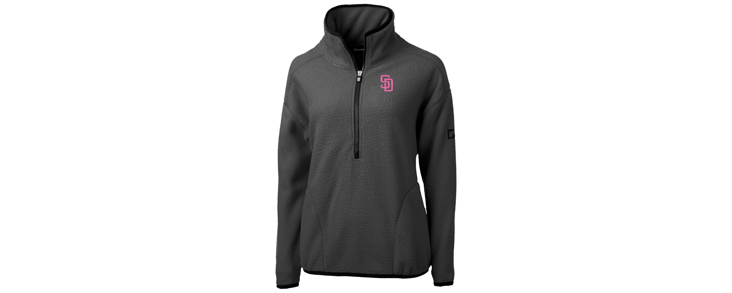 MLB San Diego Padres City Connect Cascade Eco Sherpa Half-Zip Pullover Jacket