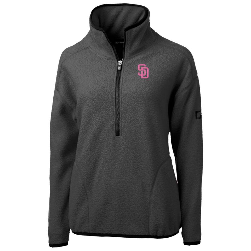 MLB San Diego Padres City Connect Cascade Eco Sherpa Half-Zip Pullover Jacket