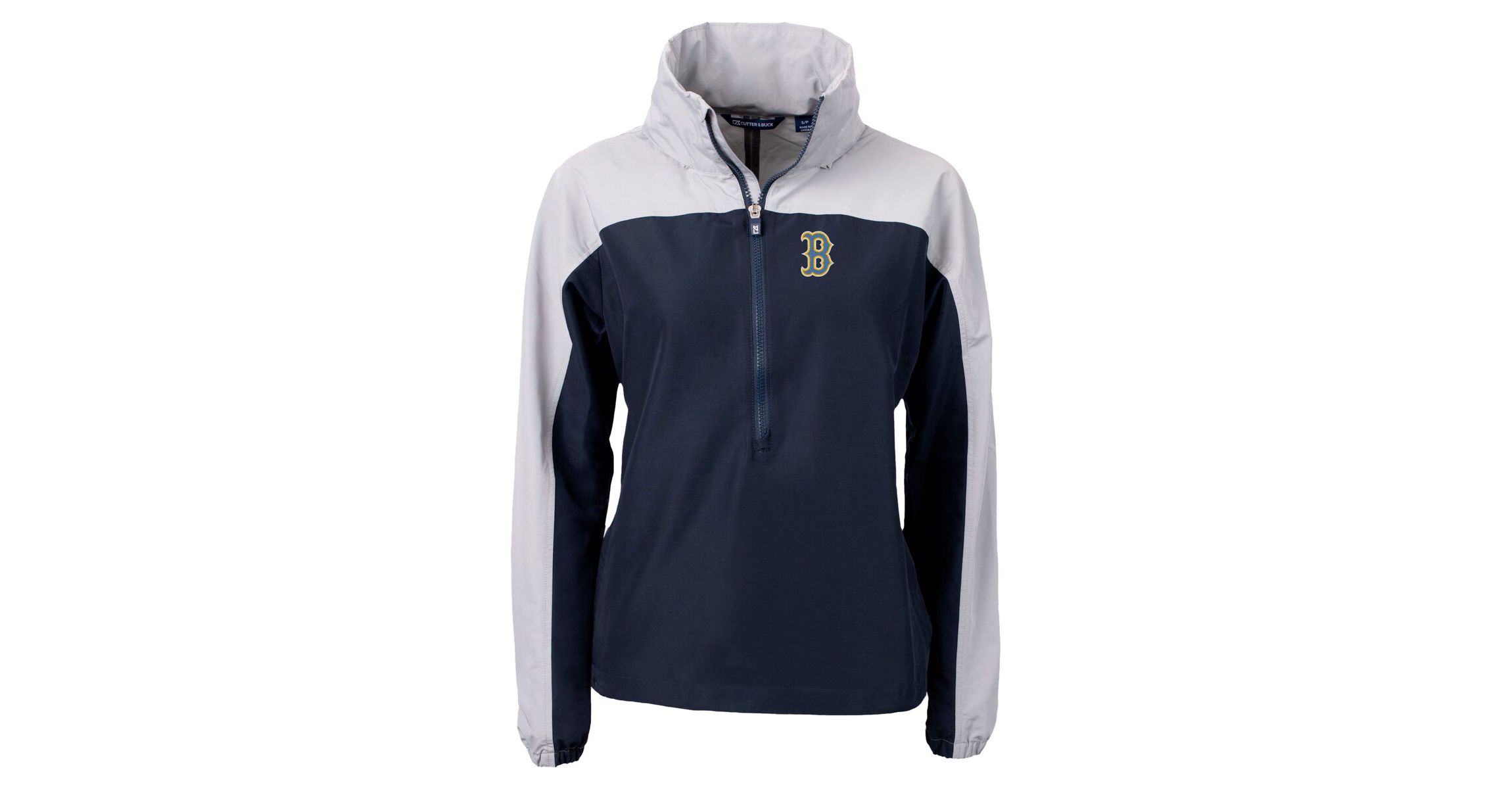 Boston Red Sox MLB Boston Sox City Connect Charter Eco Recycled Half-Zip Anorak Jacket