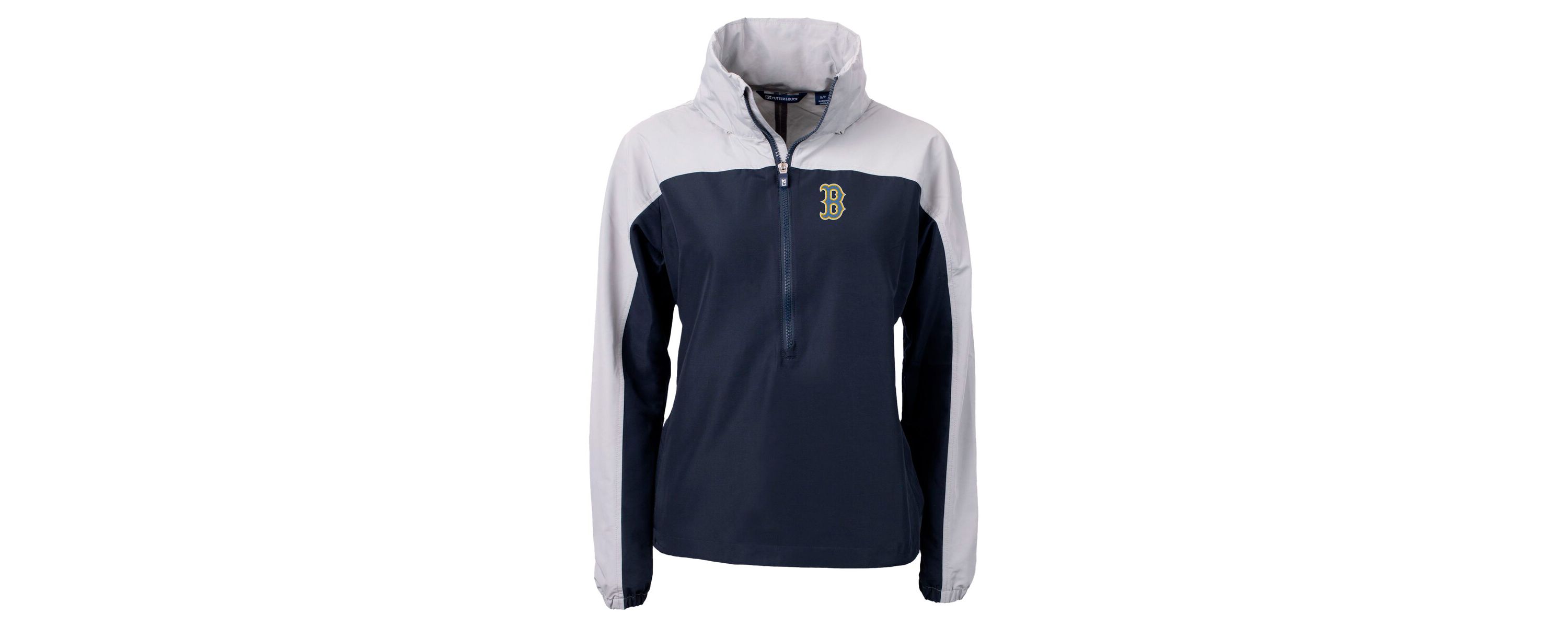 Boston Red Sox MLB Boston Sox City Connect Charter Eco Recycled Half-Zip Anorak Jacket