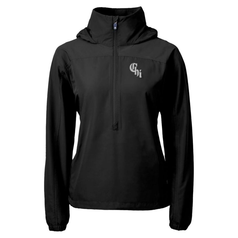 Chicago White Sox MLB Chicago Sox City Connect Charter Eco Recycled Half-Zip Anorak Jacket