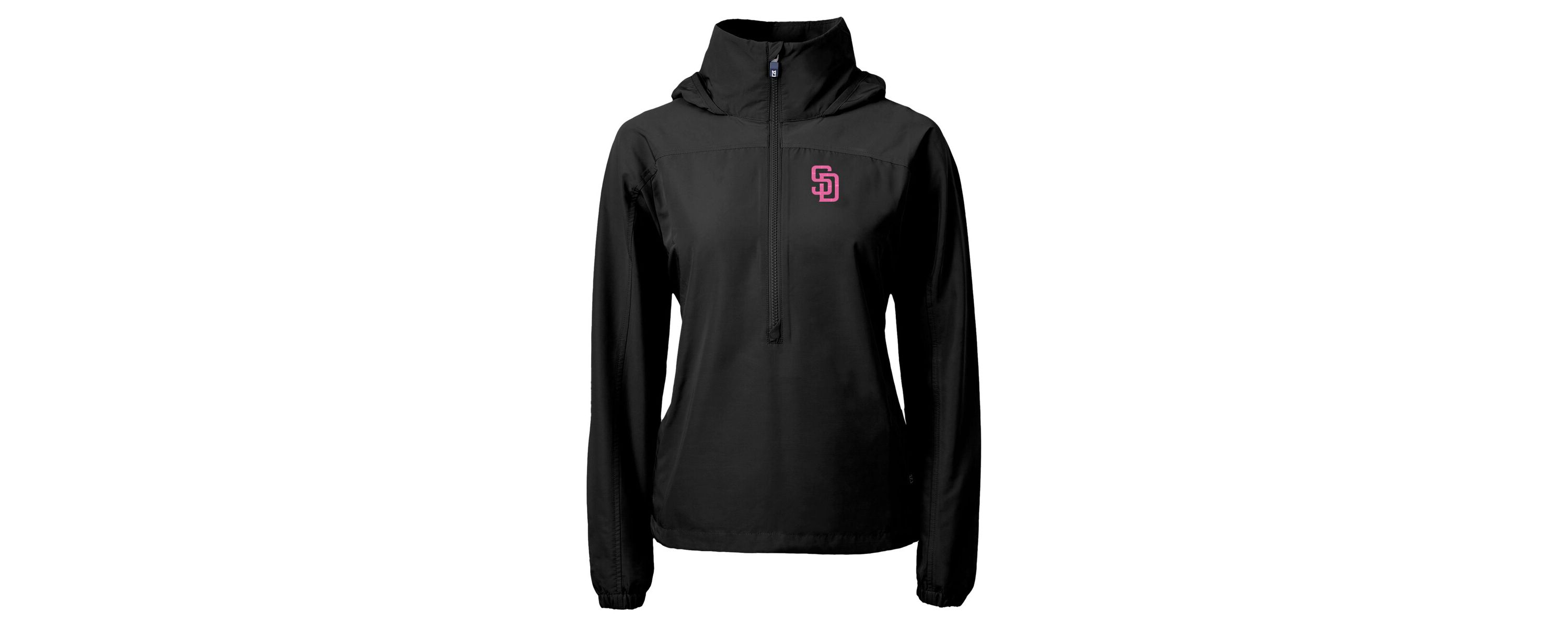 MLB San Diego Padres City Connect Charter Eco Recycled Half-Zip Anorak Jacket