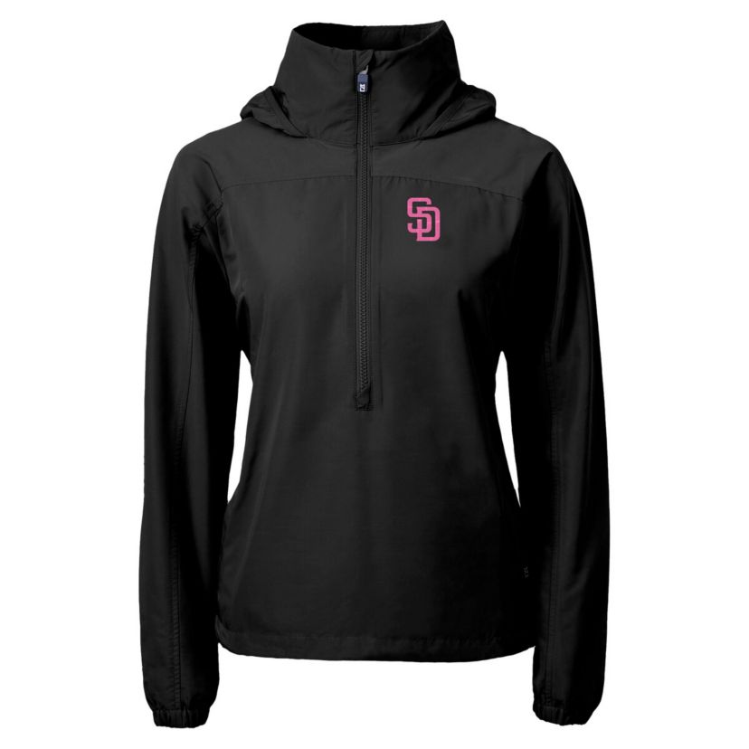 MLB San Diego Padres City Connect Charter Eco Recycled Half-Zip Anorak Jacket