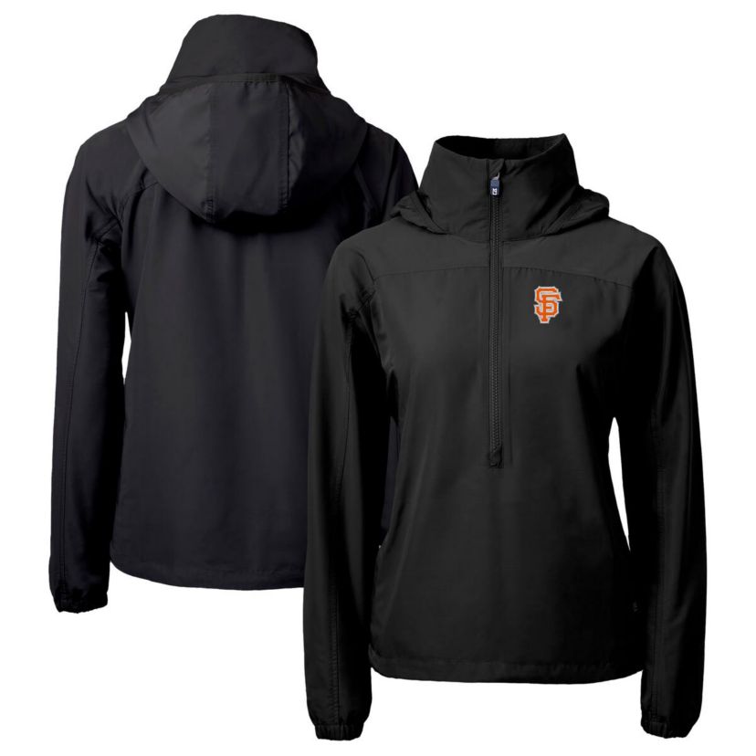 MLB San Francisco Giants City Connect Charter Eco Recycled Half-Zip Anorak Jacket