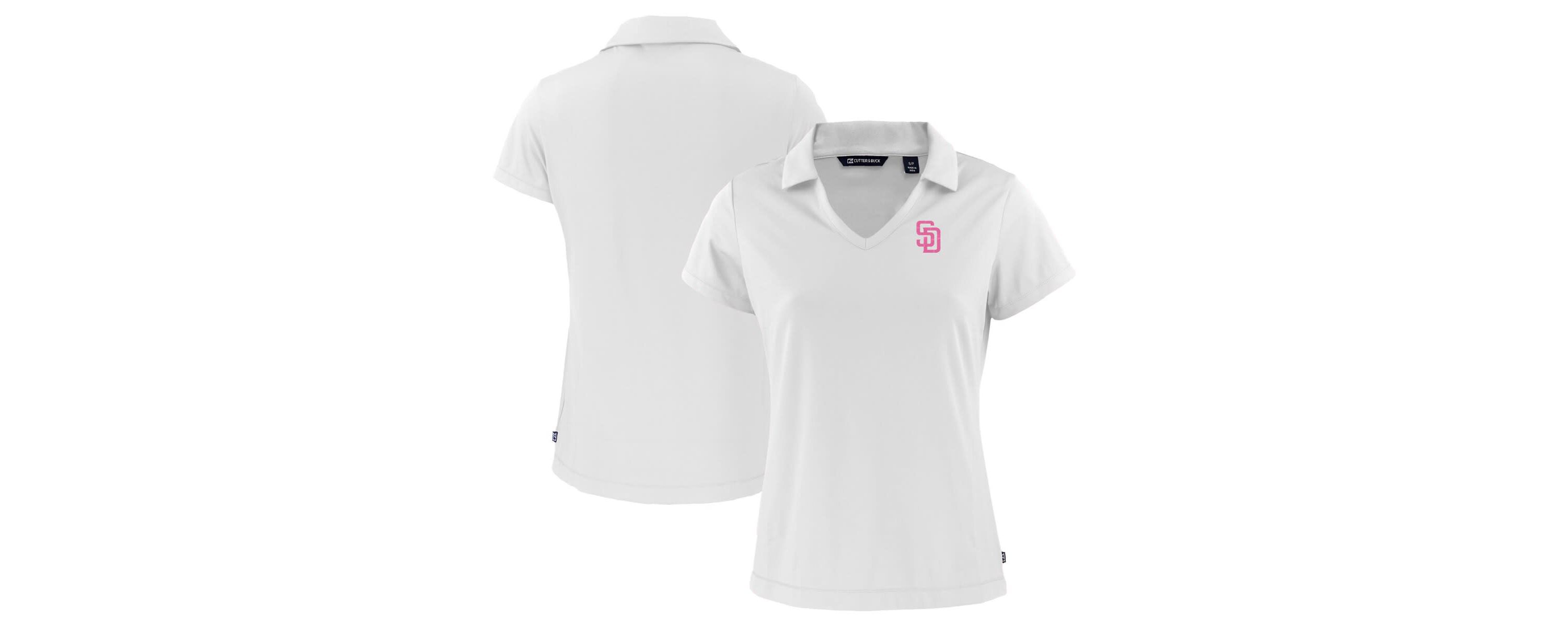 MLB San Diego Padres City Connect Daybreak Eco Recycled V-Neck Polo