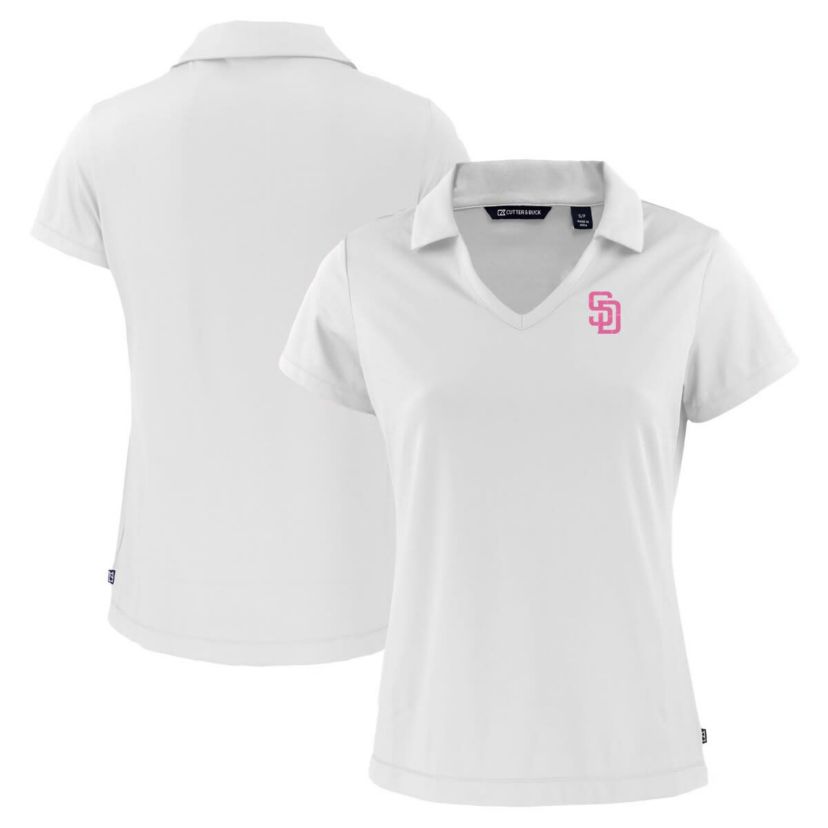 MLB San Diego Padres City Connect Daybreak Eco Recycled V-Neck Polo