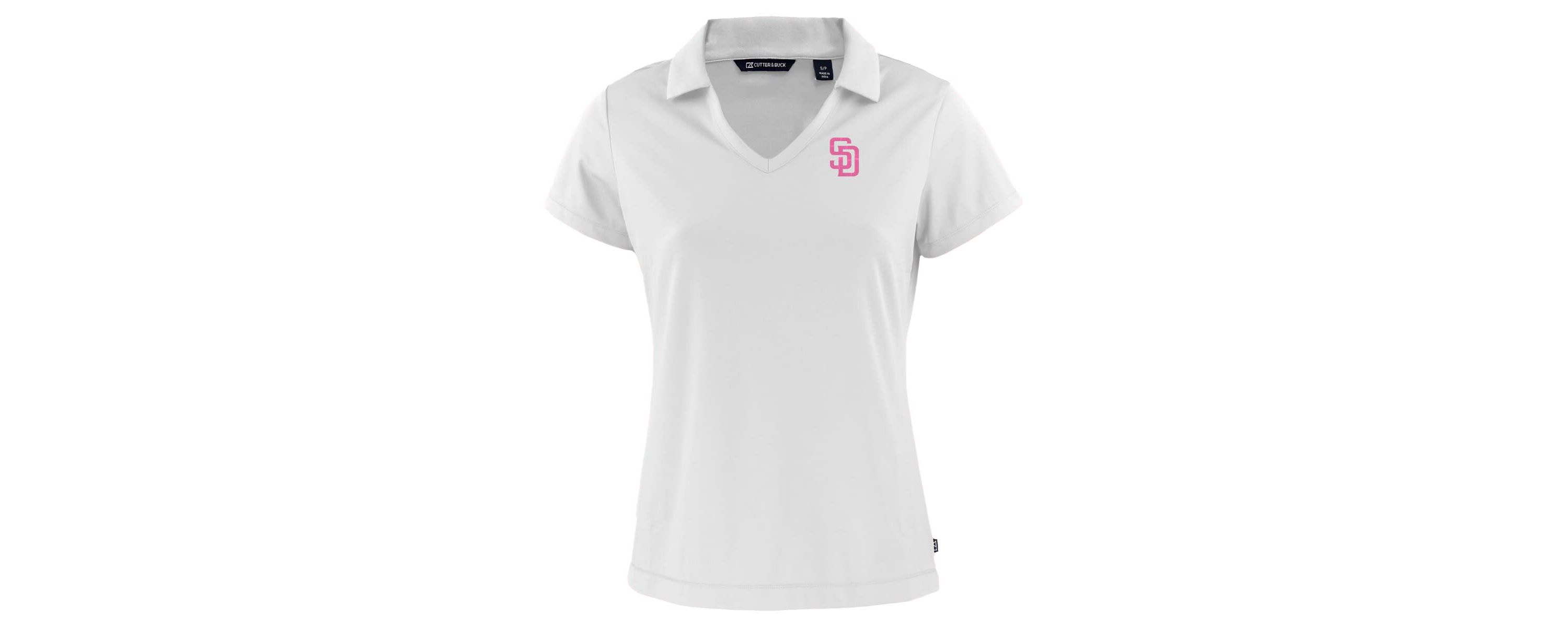MLB San Diego Padres City Connect Daybreak Eco Recycled V-Neck Polo