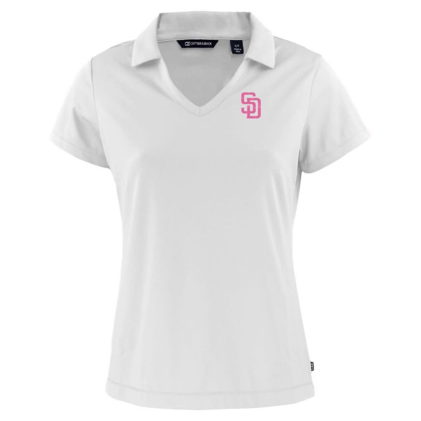 MLB San Diego Padres City Connect Daybreak Eco Recycled V-Neck Polo