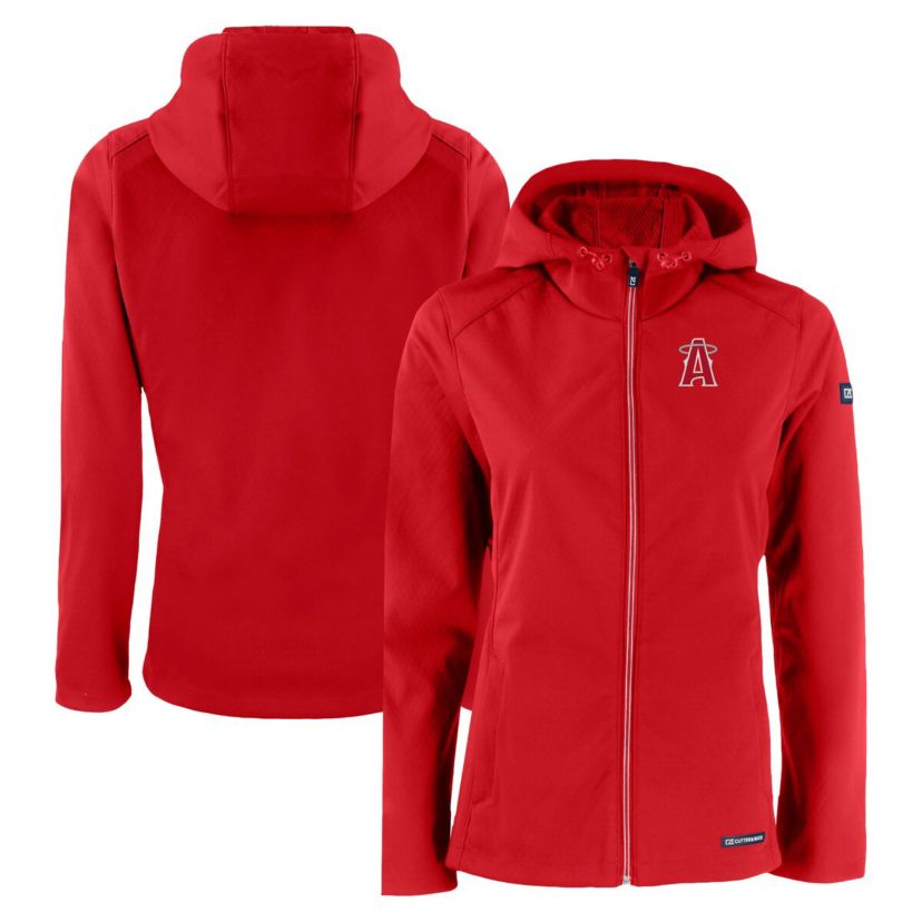 MLB Los Angeles Angels City Connect Evoke Eco Softshell Recycled Full-Zip Hoodie Jacket
