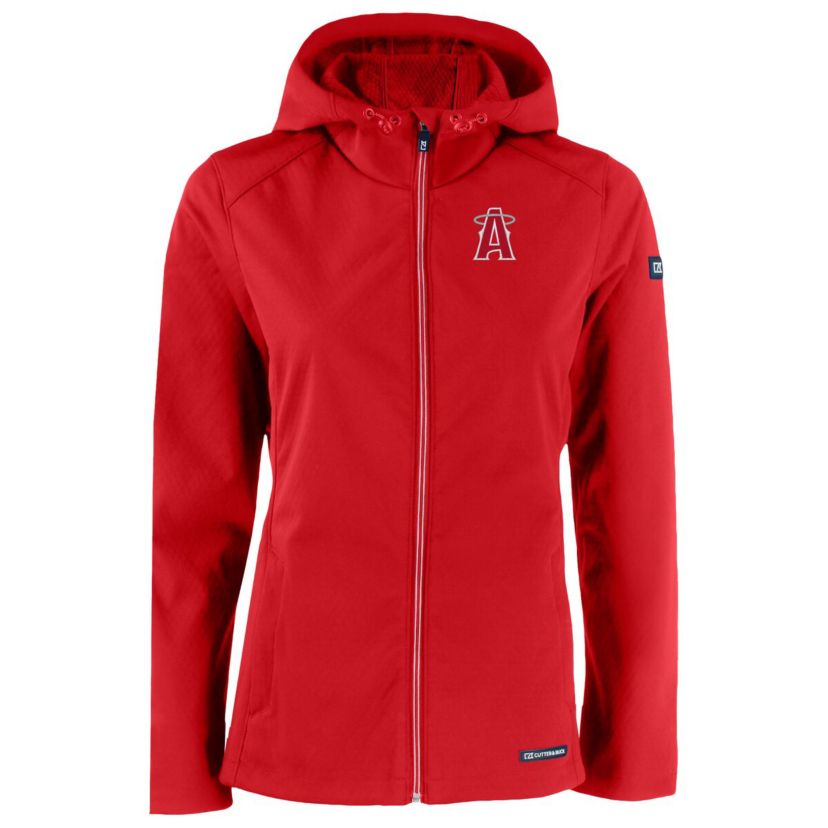 MLB Los Angeles Angels City Connect Evoke Eco Softshell Recycled Full-Zip Hoodie Jacket