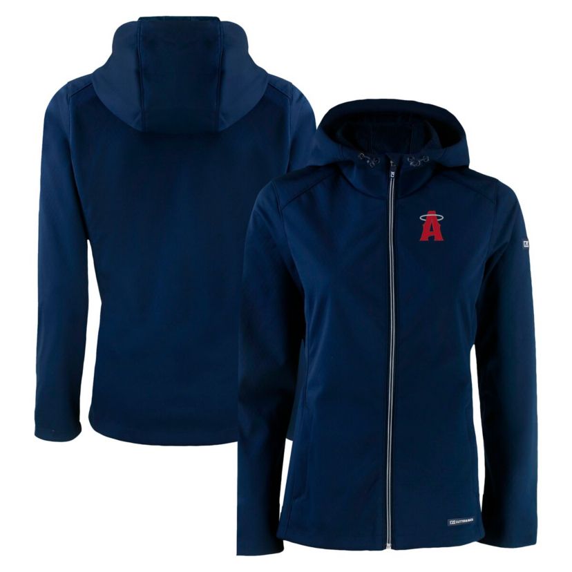 MLB Los Angeles Angels City Connect Evoke Eco Softshell Recycled Full-Zip Hoodie Jacket