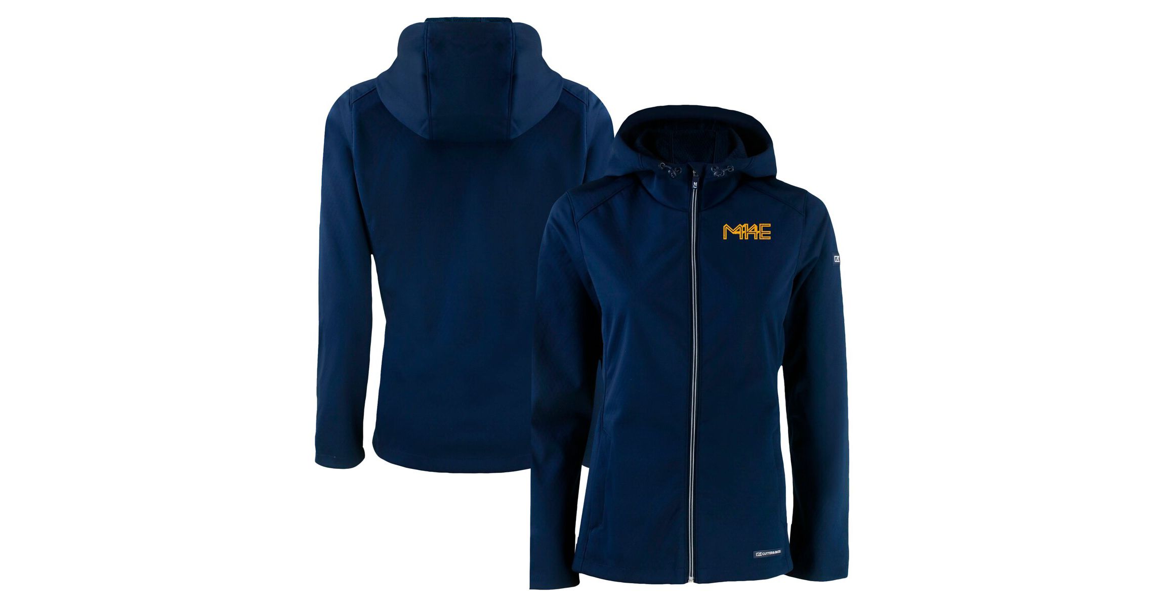 MLB Milwaukee Brewers City Connect Evoke Eco Softshell Recycled Full-Zip Hoodie Jacket