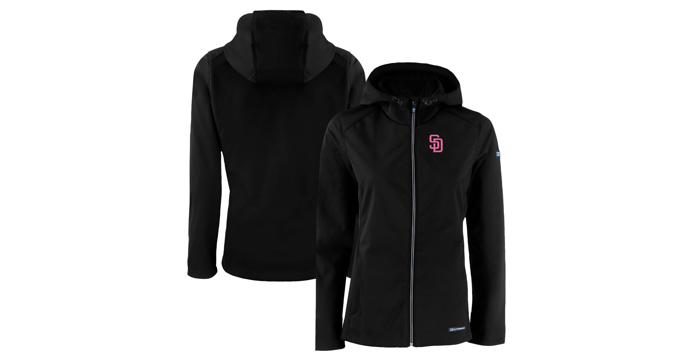 MLB San Diego Padres City Connect Evoke Eco Softshell Recycled Full-Zip Hoodie Jacket