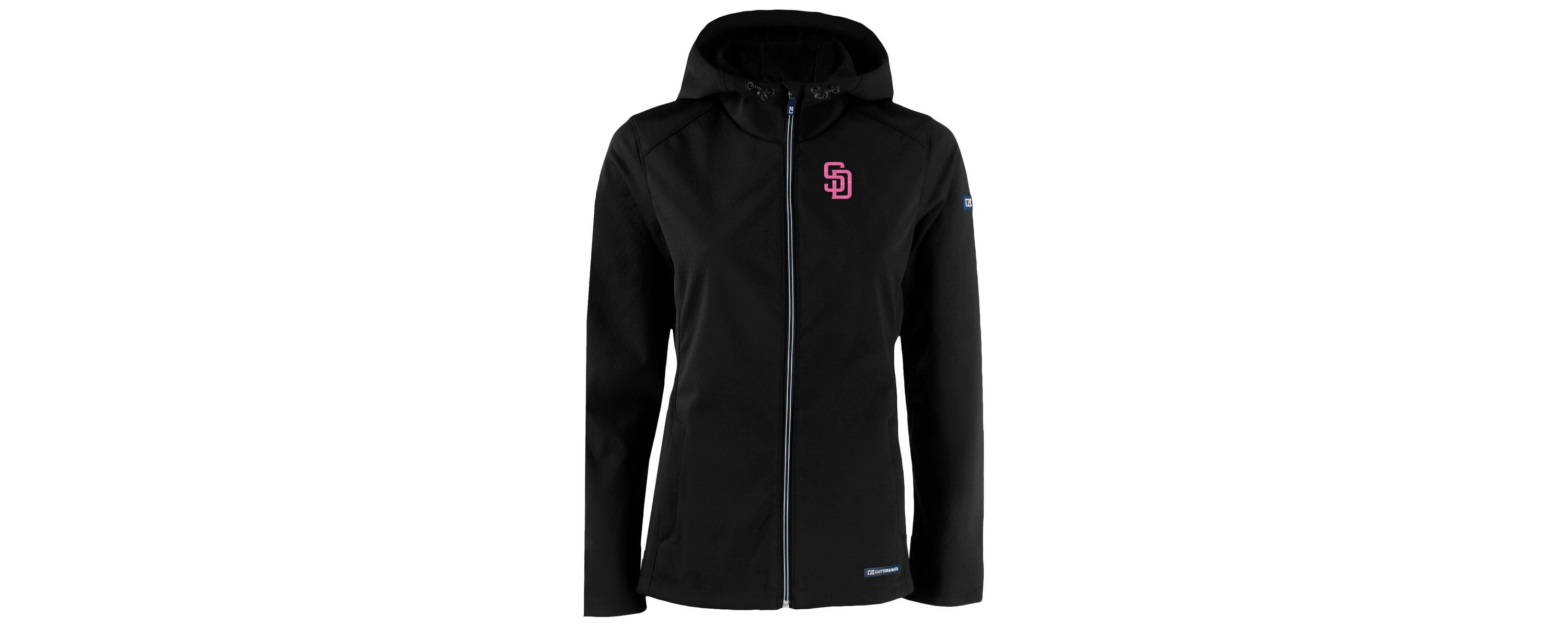 MLB San Diego Padres City Connect Evoke Eco Softshell Recycled Full-Zip Hoodie Jacket
