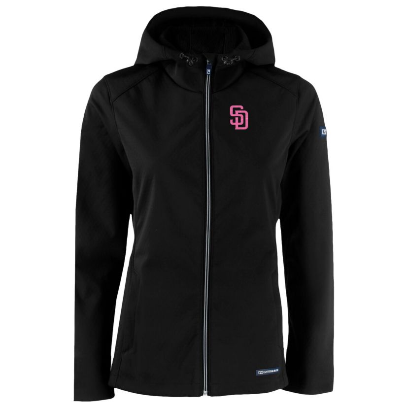 MLB San Diego Padres City Connect Evoke Eco Softshell Recycled Full-Zip Hoodie Jacket