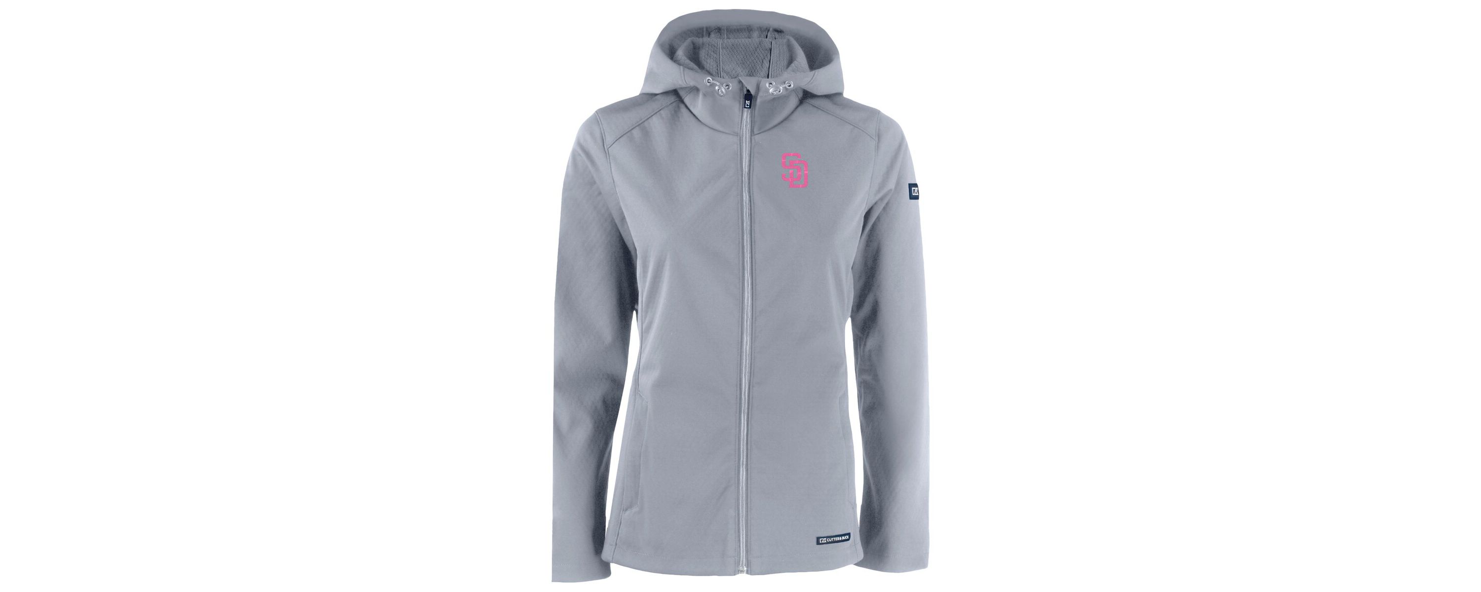 MLB San Diego Padres City Connect Evoke Eco Softshell Recycled Full-Zip Hoodie Jacket