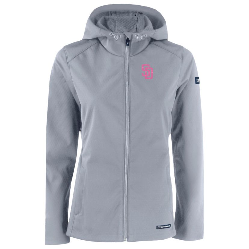 MLB San Diego Padres City Connect Evoke Eco Softshell Recycled Full-Zip Hoodie Jacket