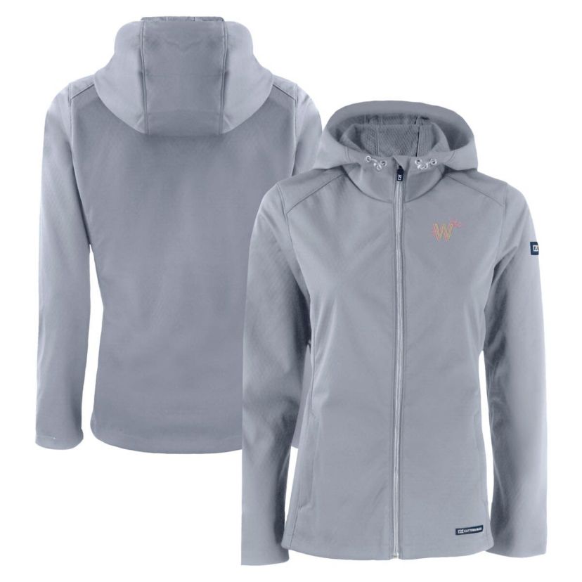 MLB Washington Nationals City Connect Evoke Eco Softshell Recycled Full-Zip Hoodie Jacket