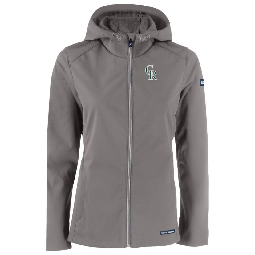 MLB Colorado Rockies City Connect Evoke Eco Softshell Recycled Full-Zip Hoodie Jacket