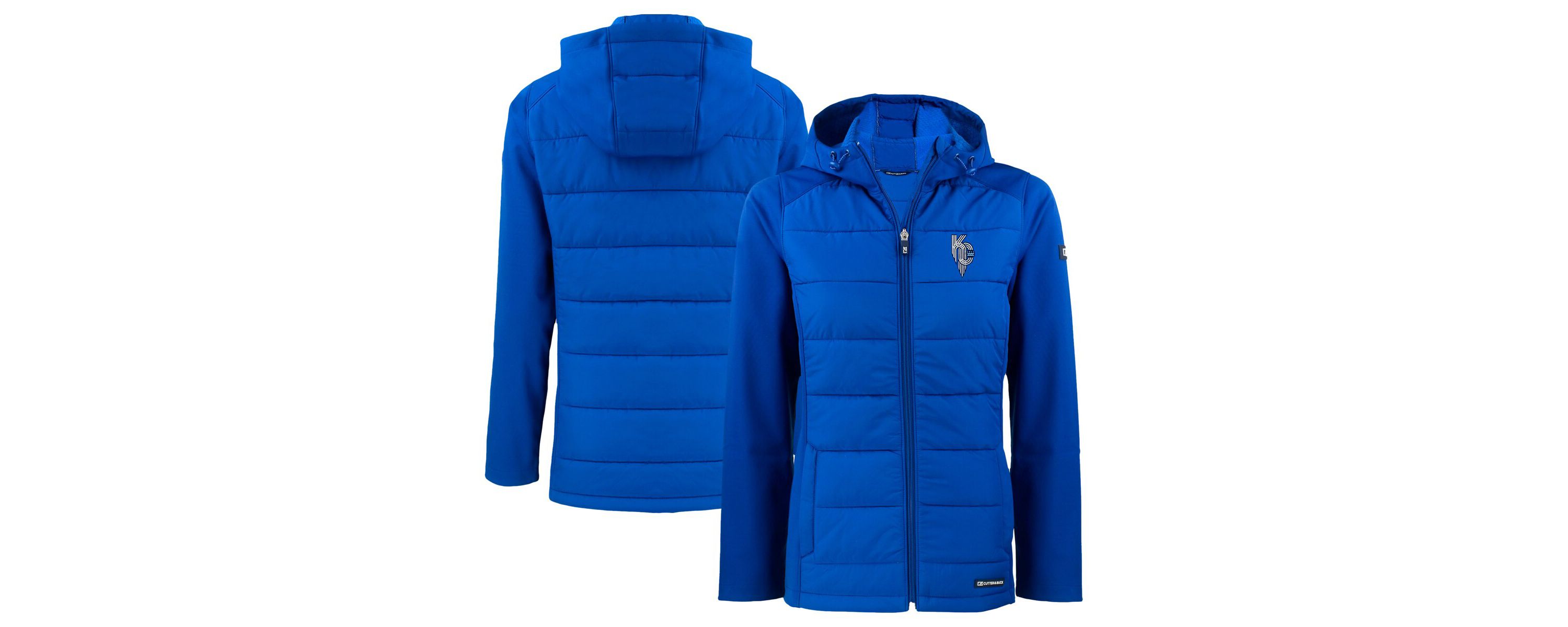 MLB Kansas City Royals City Connect Evoke Hybrid Eco Softshell Recycled Full-Zip Hoodie Jacket