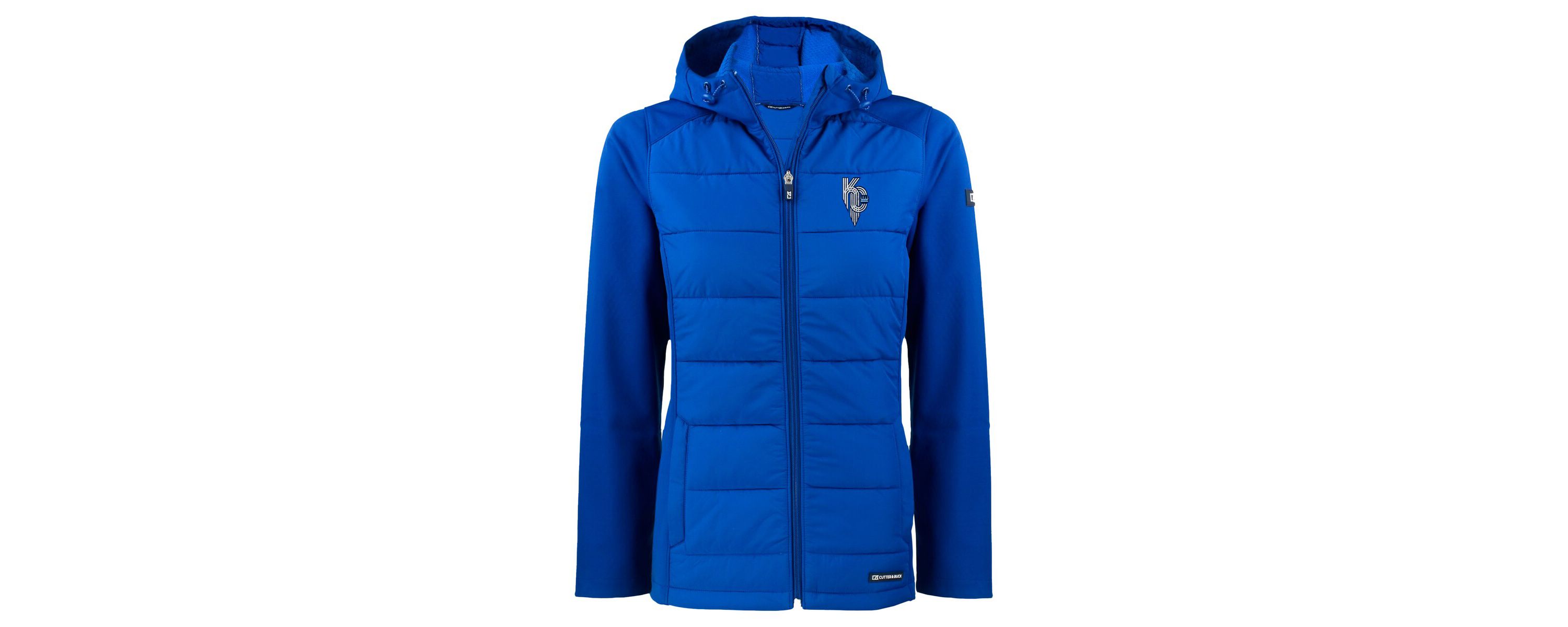 MLB Kansas City Royals City Connect Evoke Hybrid Eco Softshell Recycled Full-Zip Hoodie Jacket