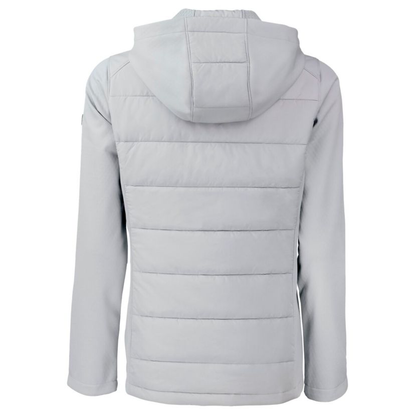MLB San Diego Padres City Connect Evoke Hybrid Eco Softshell Recycled Full-Zip Hoodie Jacket