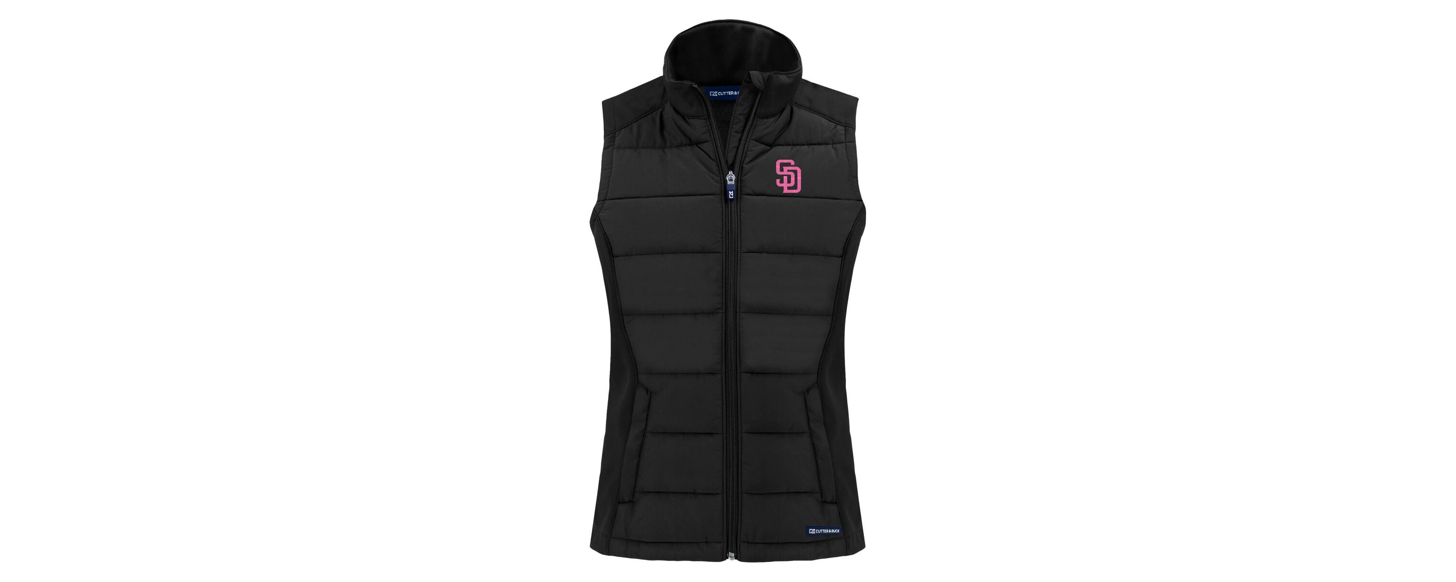 MLB San Diego Padres City Connect Evoke Hybrid Eco Softshell Recycled Full-Zip Vest