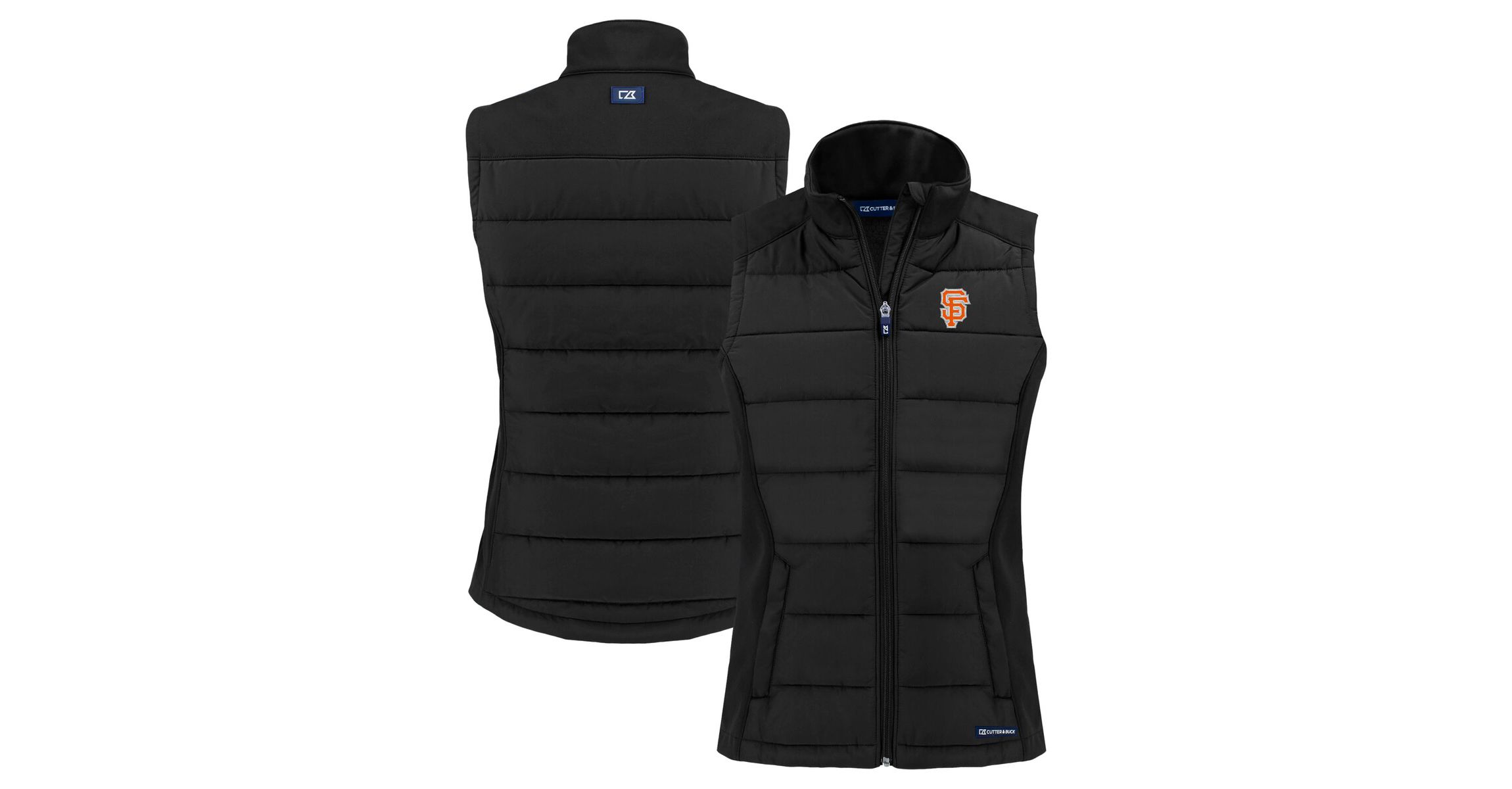 MLB San Francisco Giants City Connect Evoke Hybrid Eco Softshell Recycled Full-Zip Vest