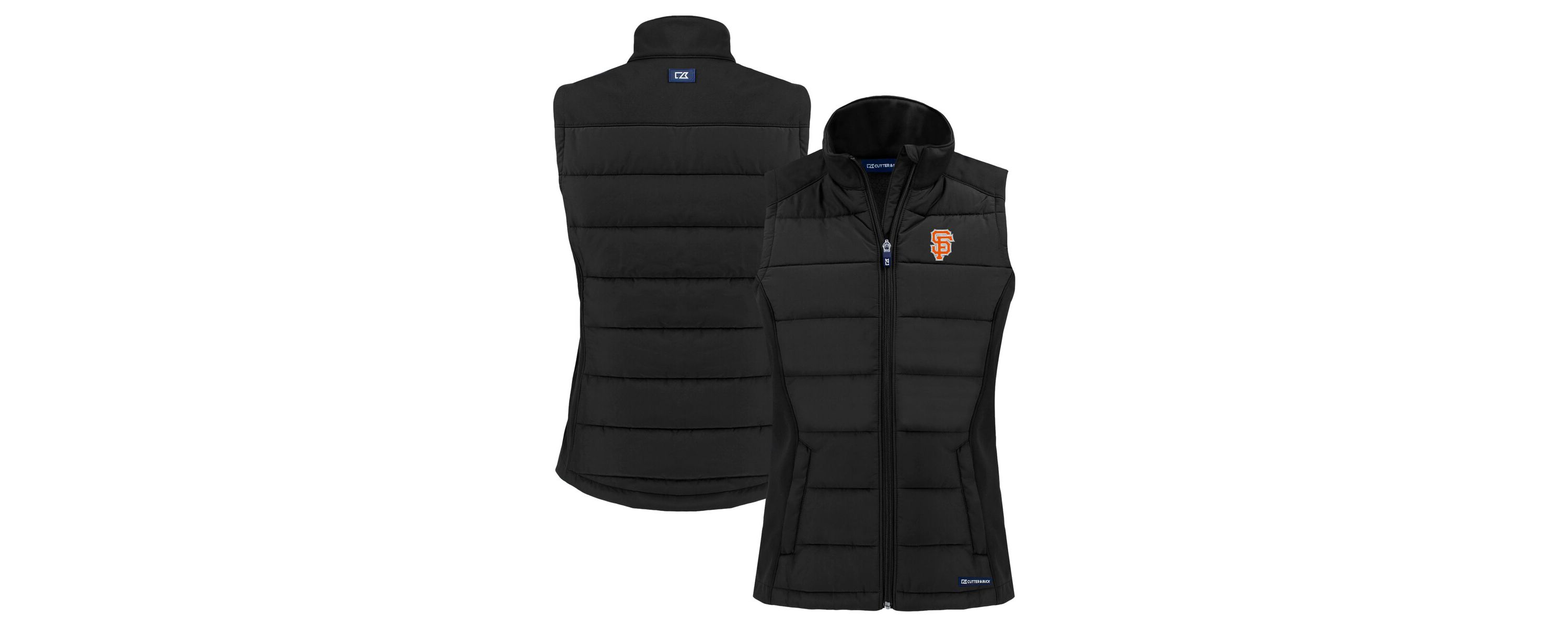 MLB San Francisco Giants City Connect Evoke Hybrid Eco Softshell Recycled Full-Zip Vest